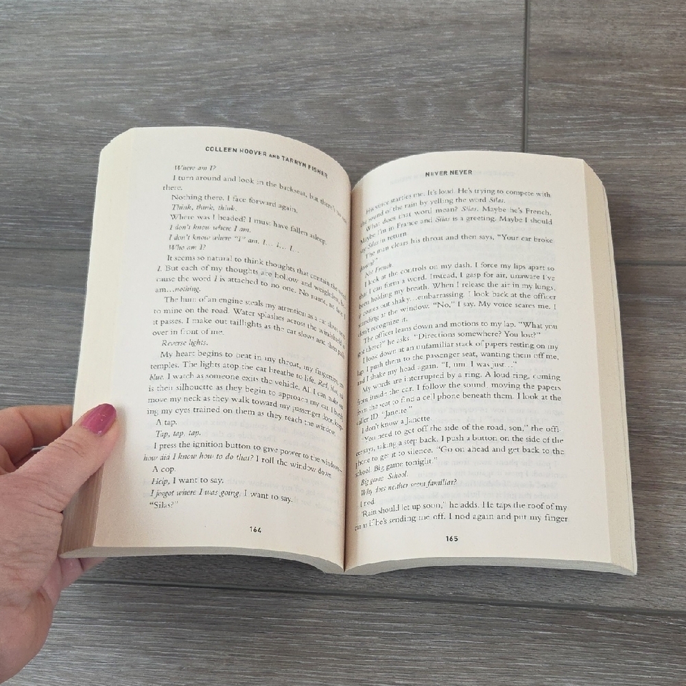 Never Never by Colleen Hoover and Tarryn Fisher Paperback Book - Picture 3 of 3